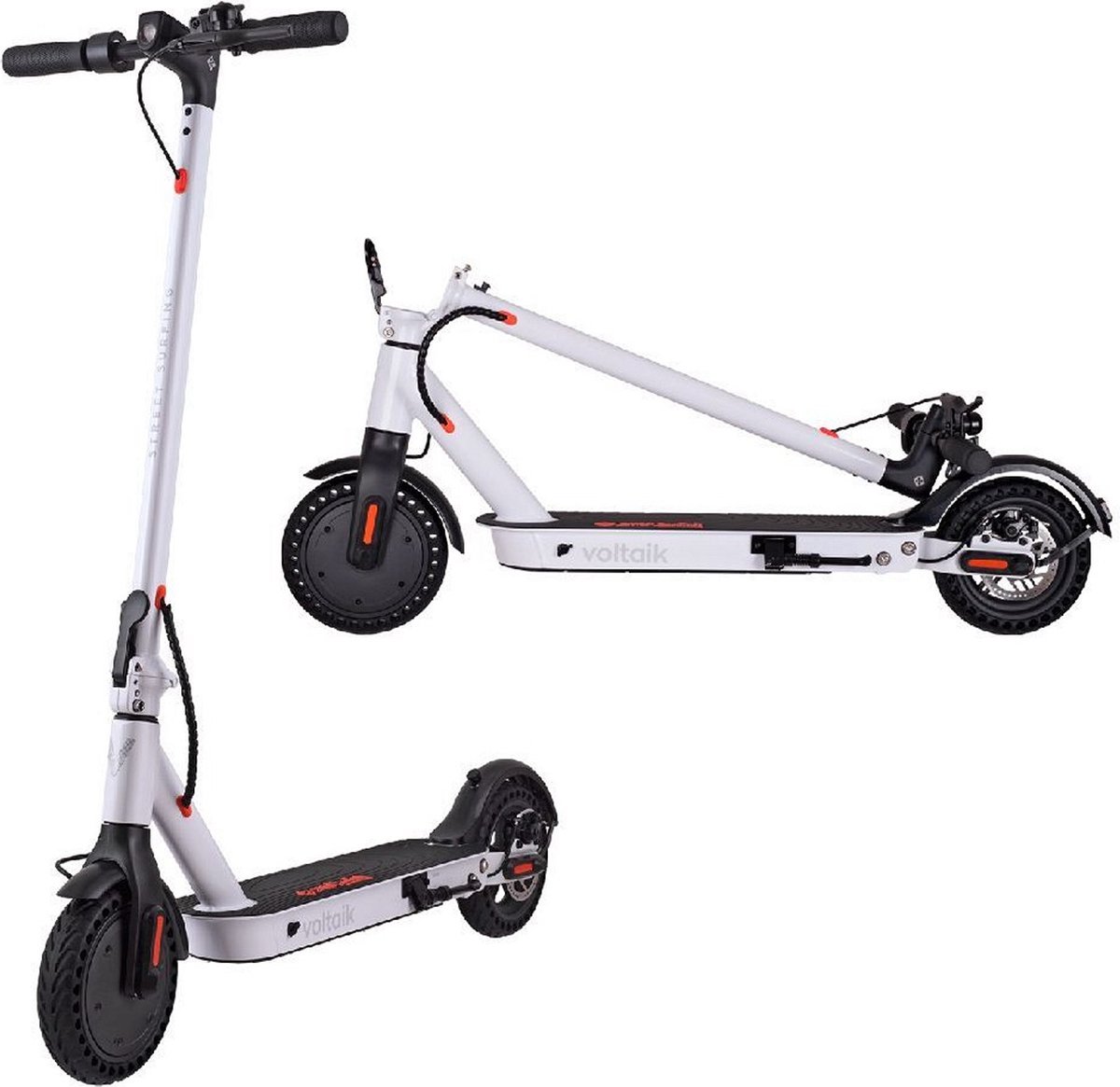 Street Surfing Voltaik MGT Elektrische Scooter 350W Wit