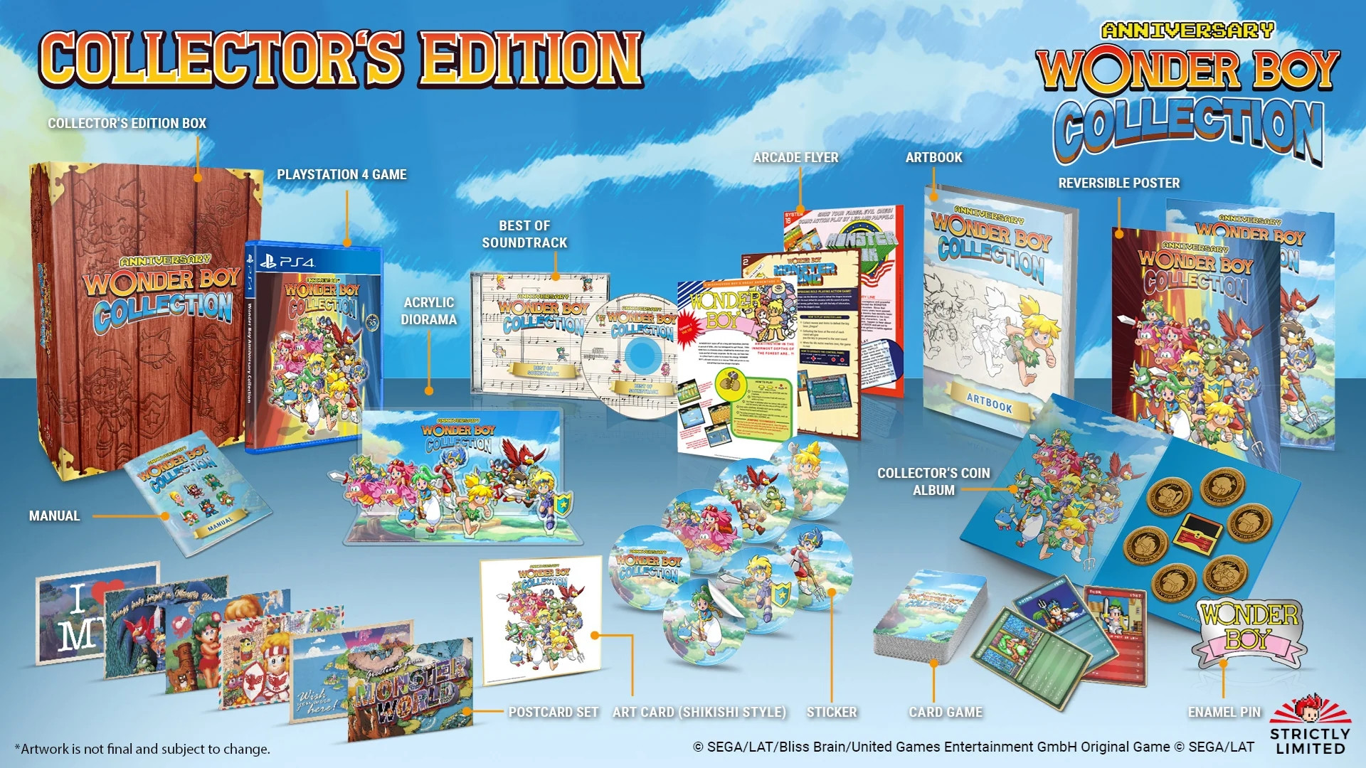 Wonder Boy Anniversary Collection Collector\s Edition