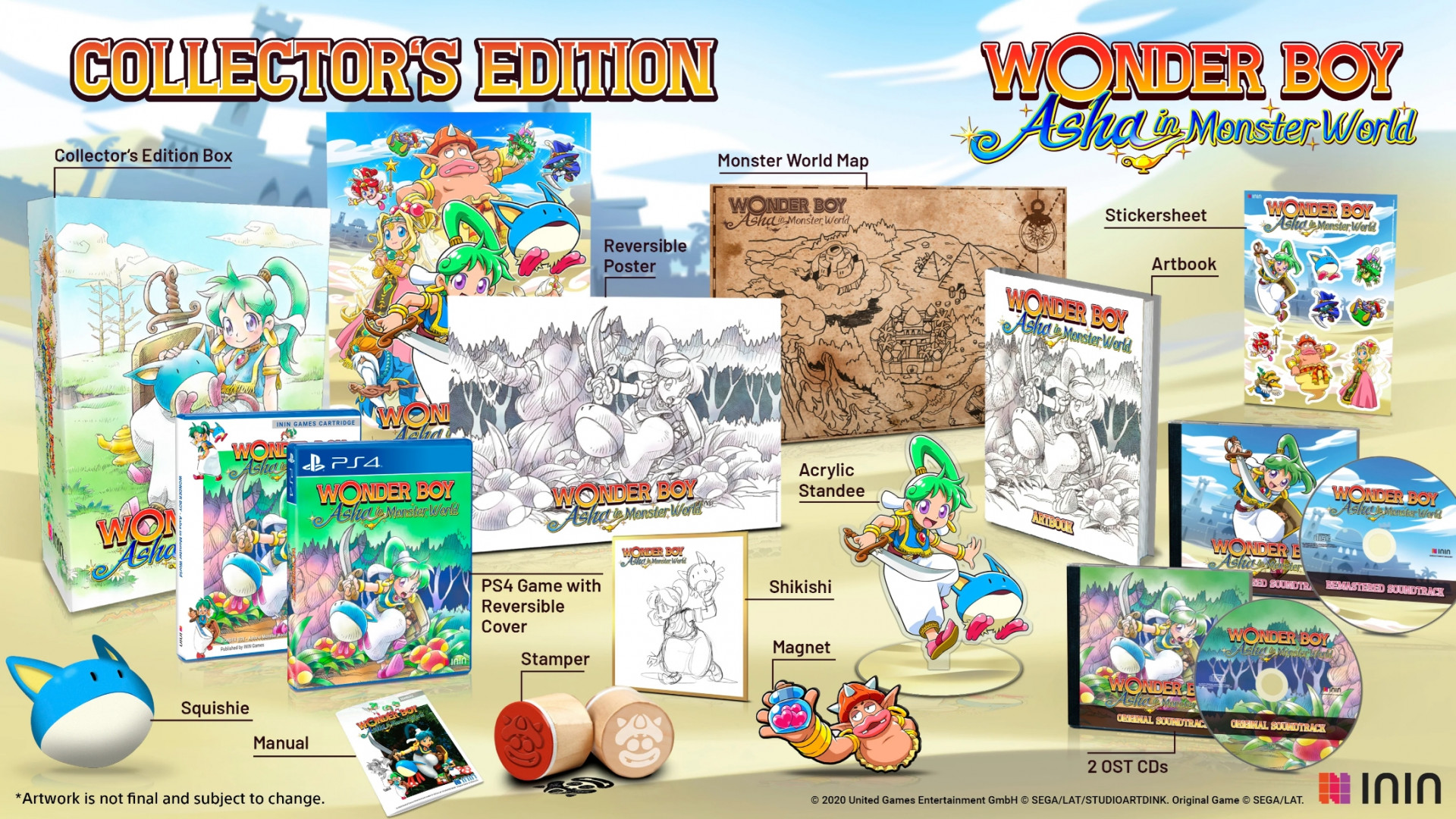 Wonder Boy Asha in Monster World Collector\s Edition