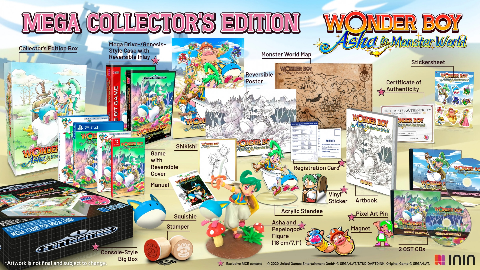 Wonder Boy Asha in Monster World Mega Collector\s Edition
