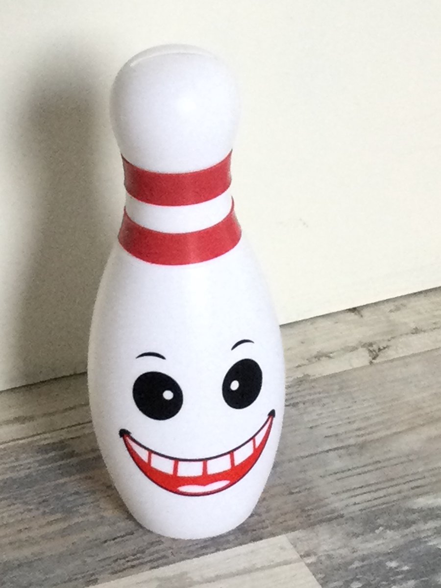 Spaarpot Bowling pin Lachen