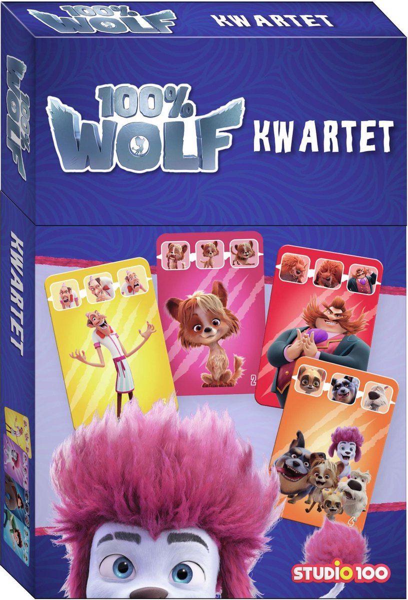 100% Wolf - Kaartspel - Kwartet