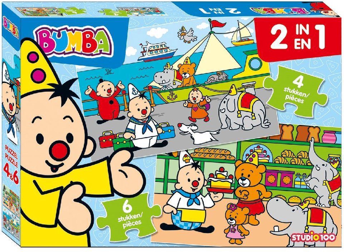 Bumba 2In1 Puzzel 4 en 6st