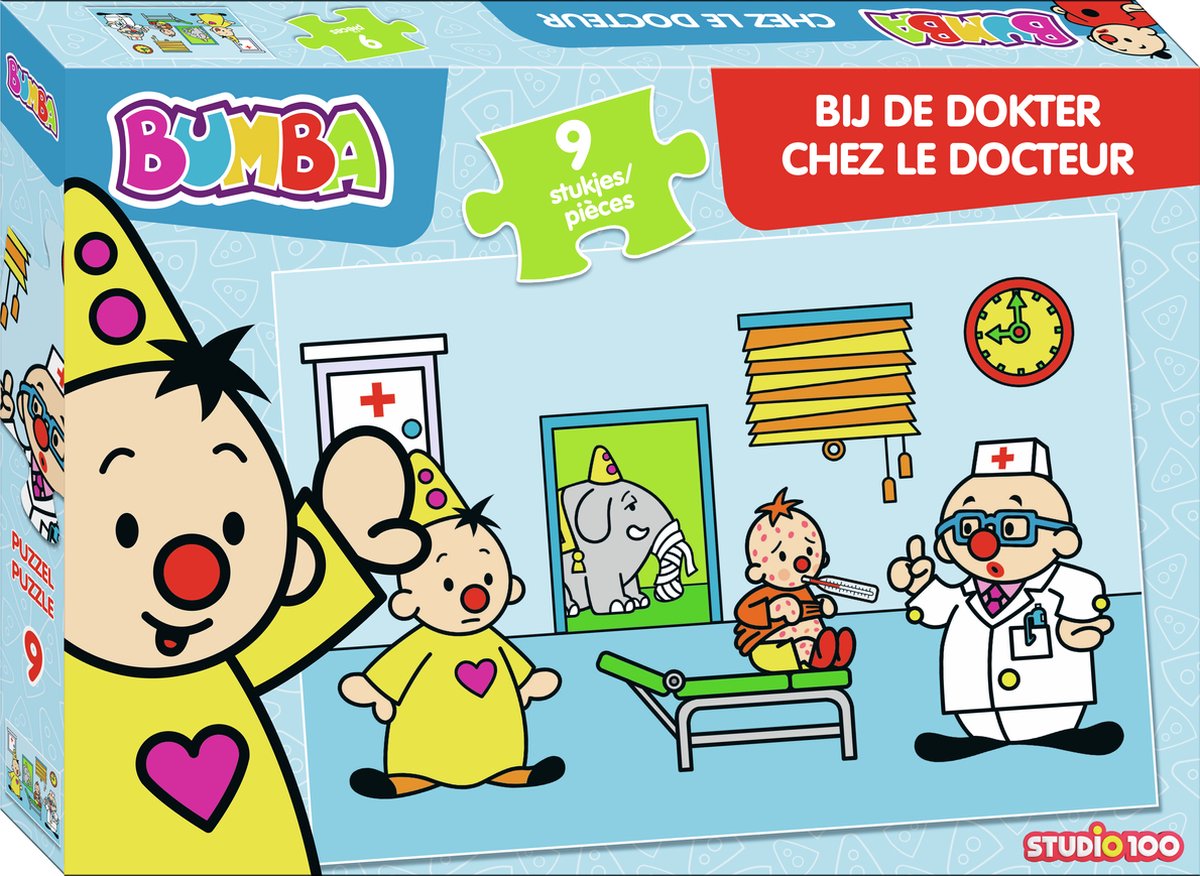 Bumba Puzzel - Bij de dokter - 9 stukken