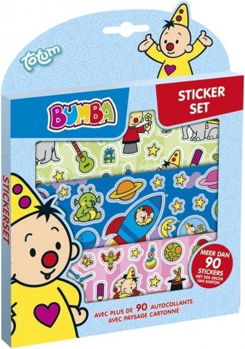 Bumba stickerset 90-delig