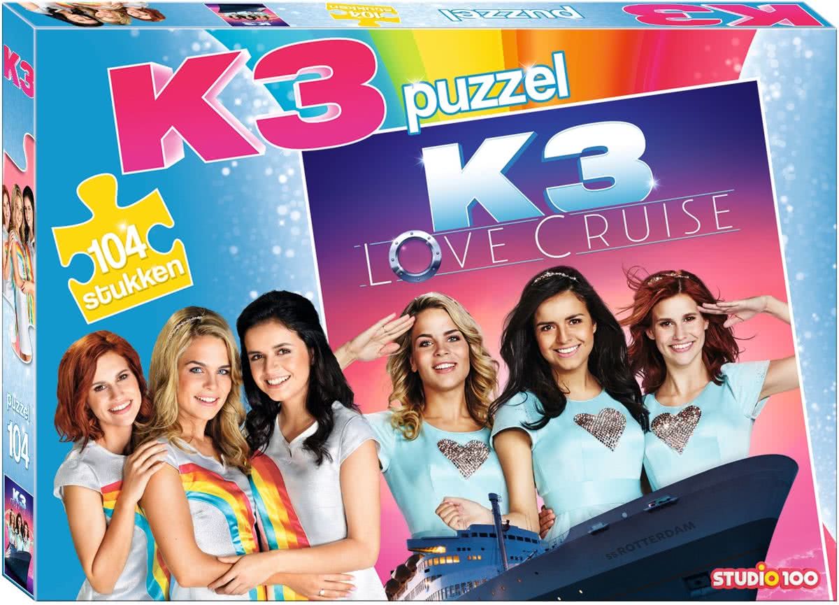 K3 : puzzel 104 stukjes - Love Cruise