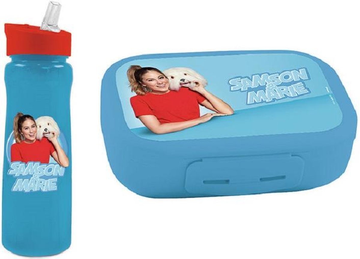 Samson en Marie Voordeelset drinkfles & Lunchbox