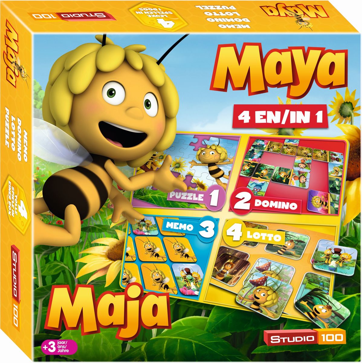 Spel 4 in 1 Maya o.a. domino en lotto