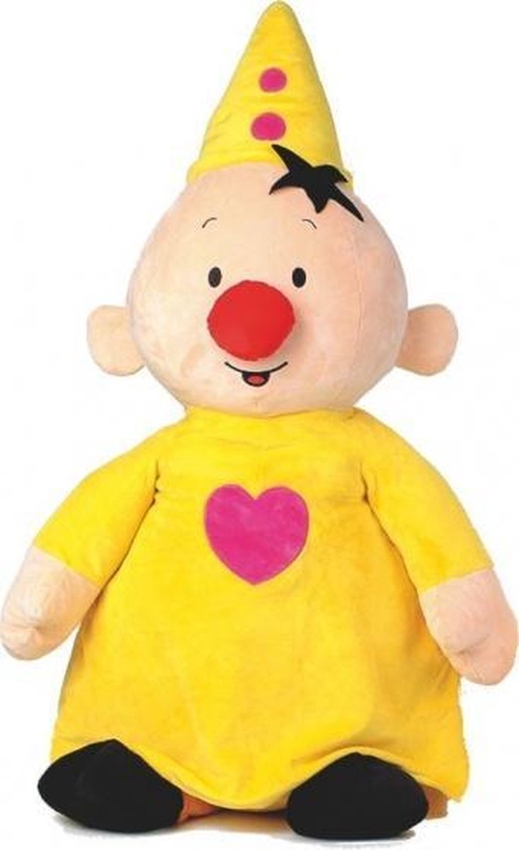 knuffel Bumba junior 40 cm pluche geel