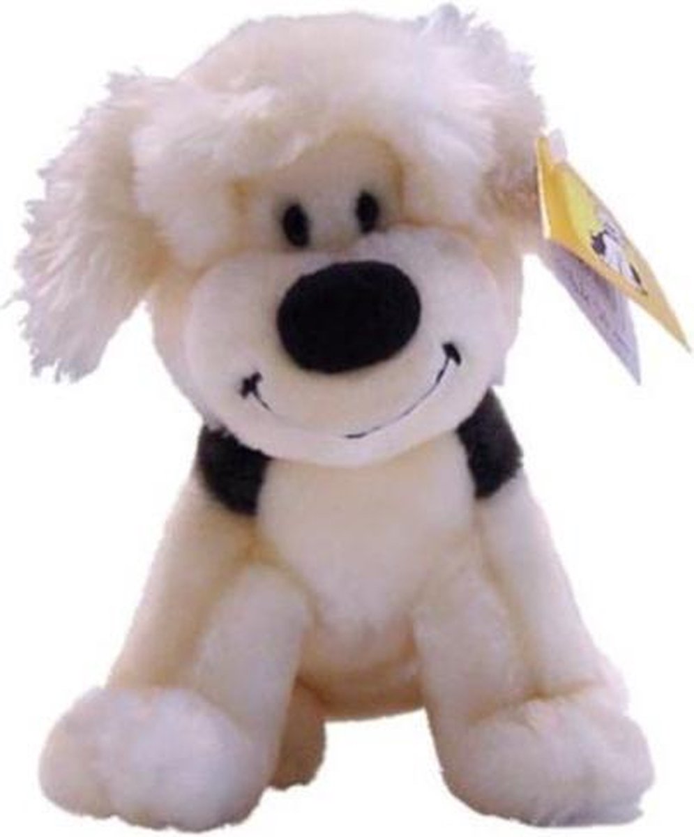 knuffelhond Samson en Marie 20 cm pluche wit