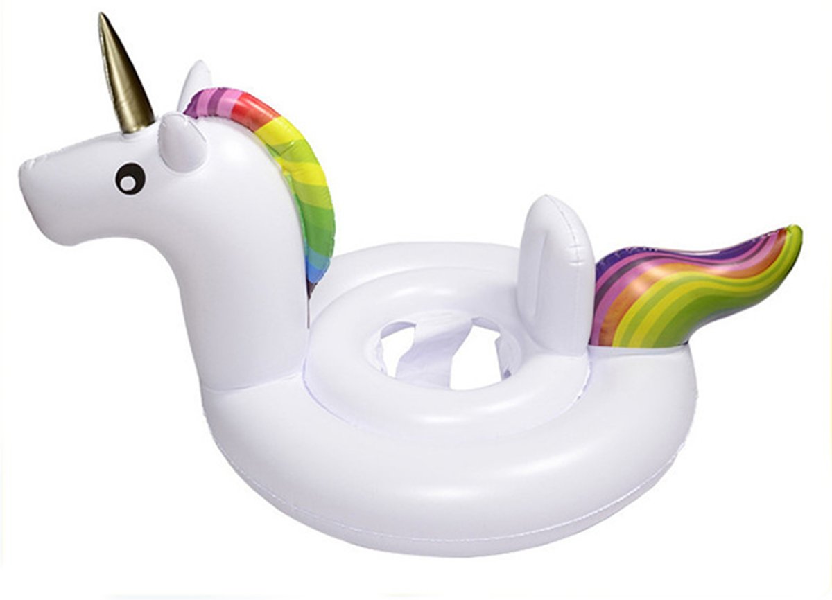 Baby zwemband opblaas Unicorn- babysitter - babyzitje - babyzwemring opblaas Unicorn