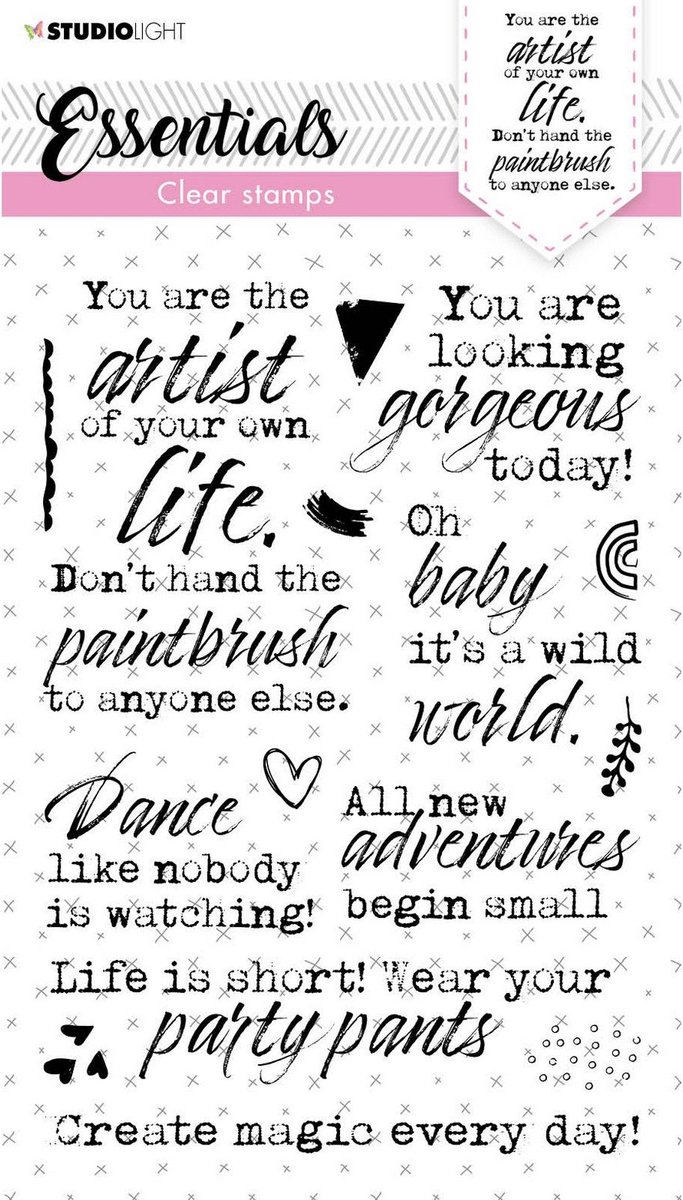 Studio Light Essentials clear stamp You are an artist nr.1