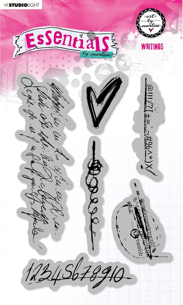 Studio Light Essentials cling stamp Writings Nr.79