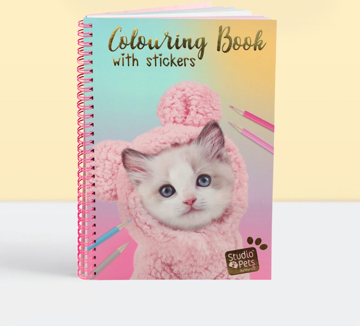 Studio Pets - Kleurboek met stickers - Mousie