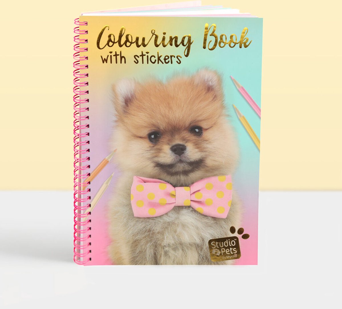 Studio Pets - Kleurboek met stickers - PomPom