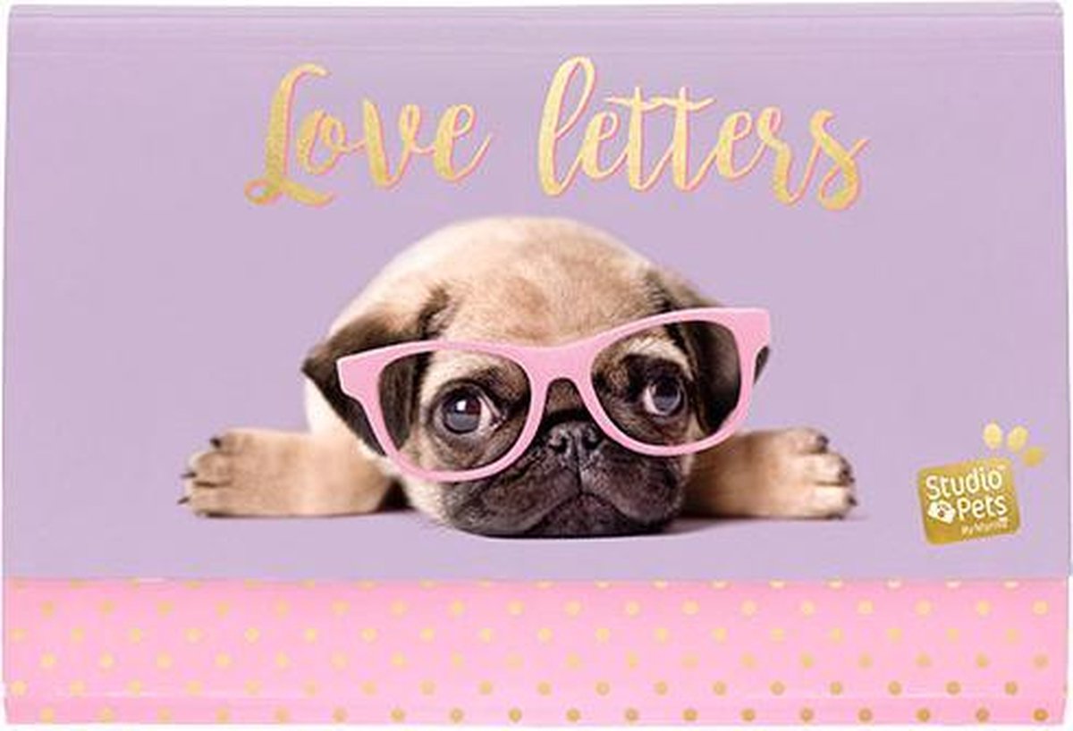 Studio Pets Love Letter Folder - Snuggle