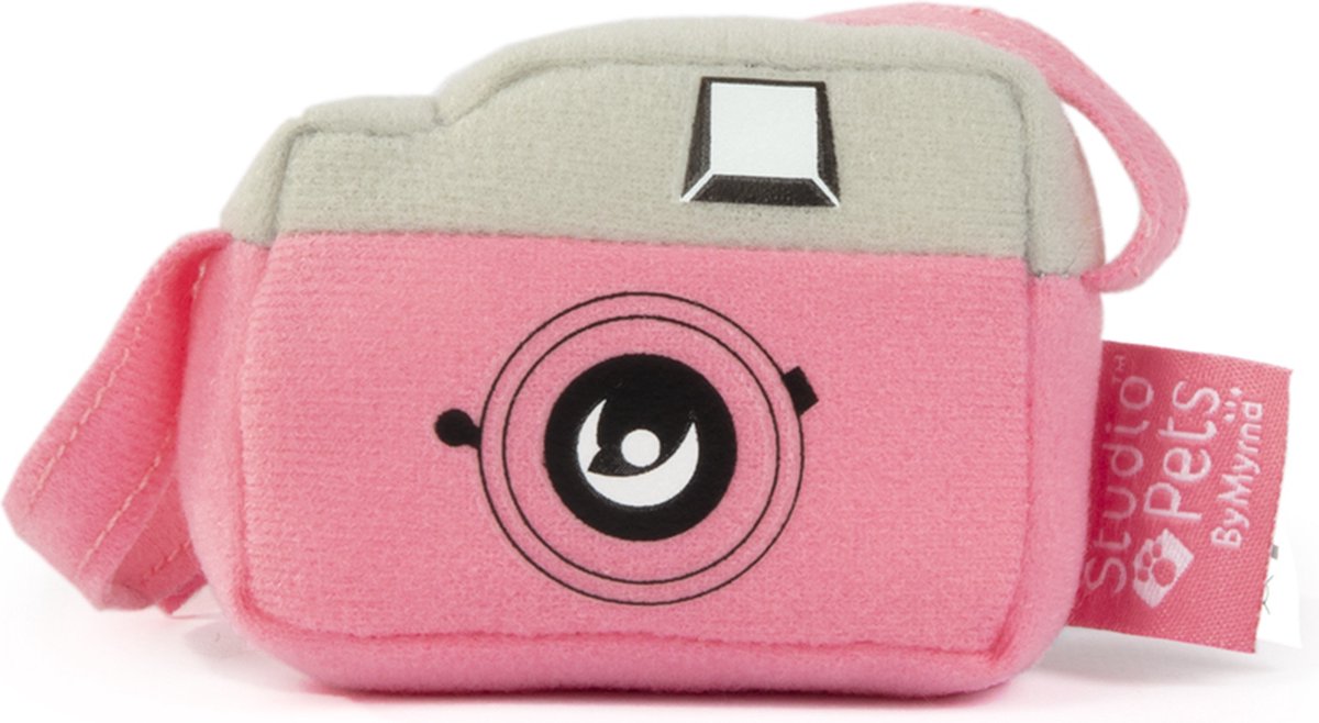 Studio Pets knuffels - Pluche camera - Roze