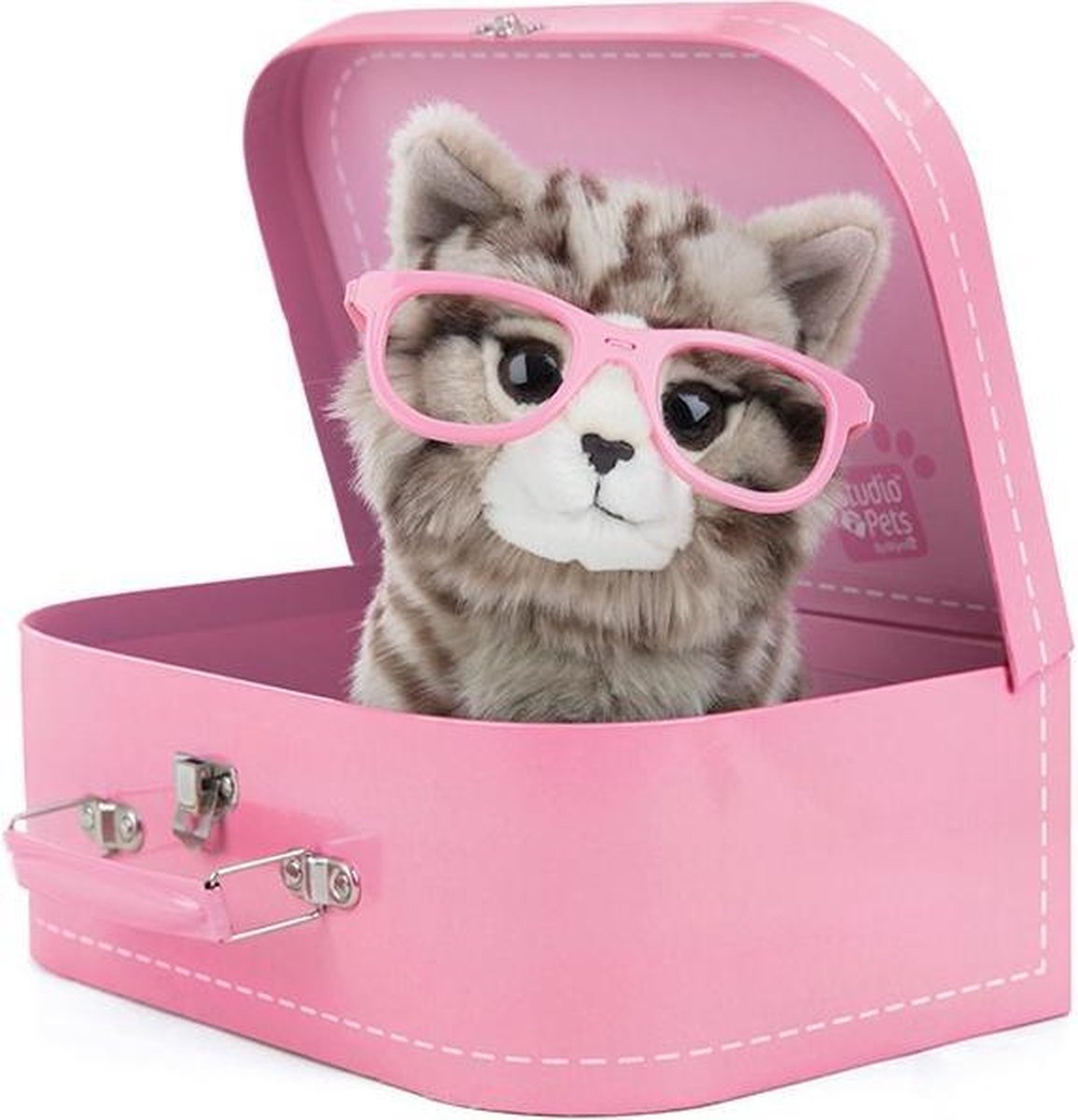 Sudio Pets - Paige de poes - Pluche Knuffel - 23cm in Koffer