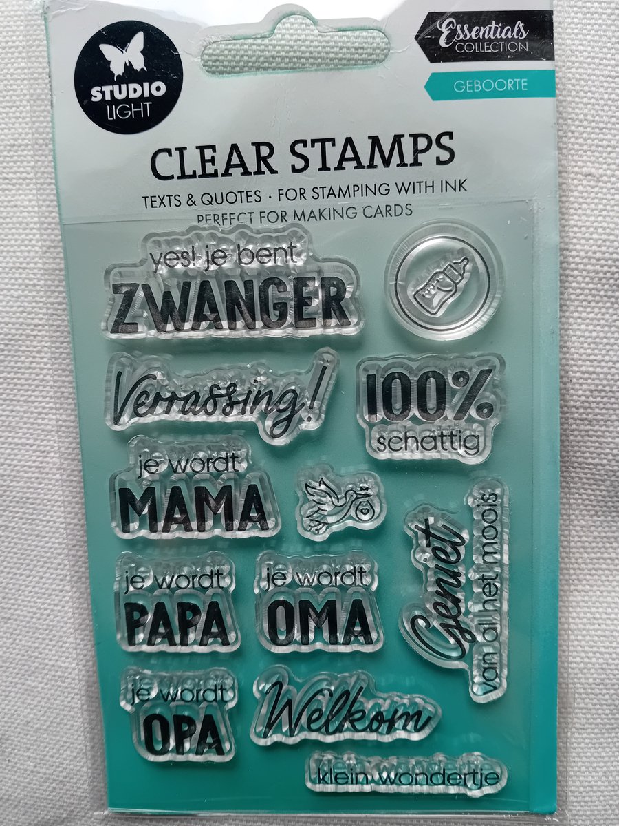 SL Clear stamp Geboorte Essentials nr.645