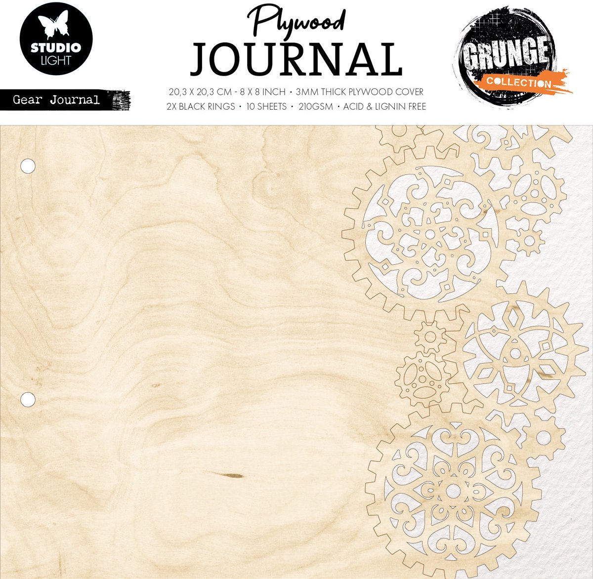 SL Plywood Journal Gear Journal Grunge Collection nr.07
