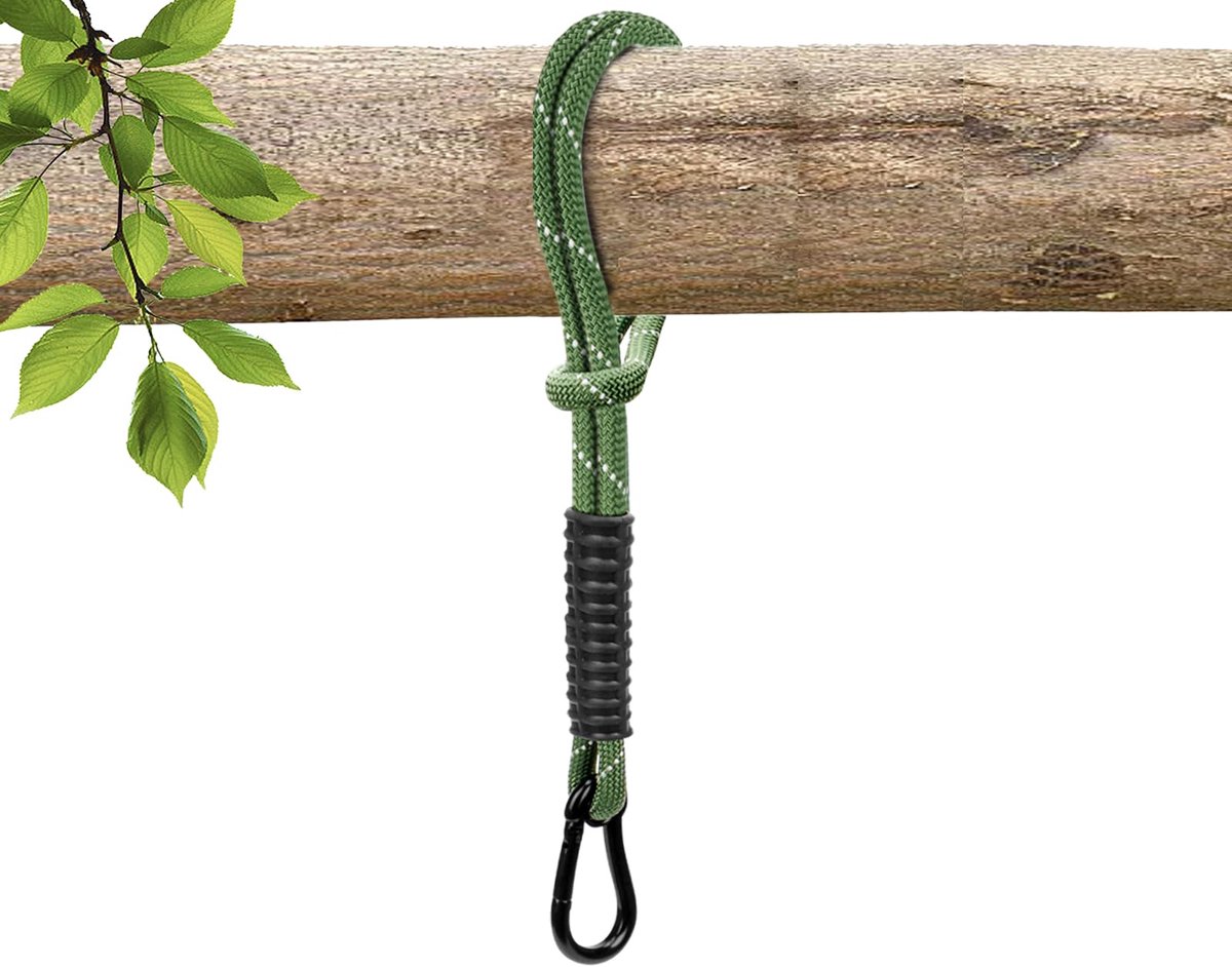  ® Sterk en bevestigingsseil voor schommel en hangmat buiten, Groen