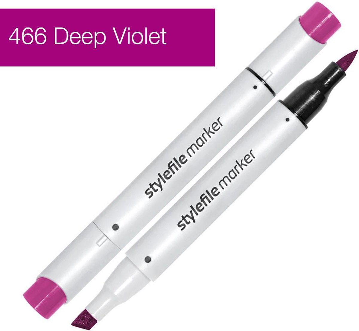 Stylefile Marker Brush - Deep Violet - Hoge kwaliteit twin tip marker met brushpunt