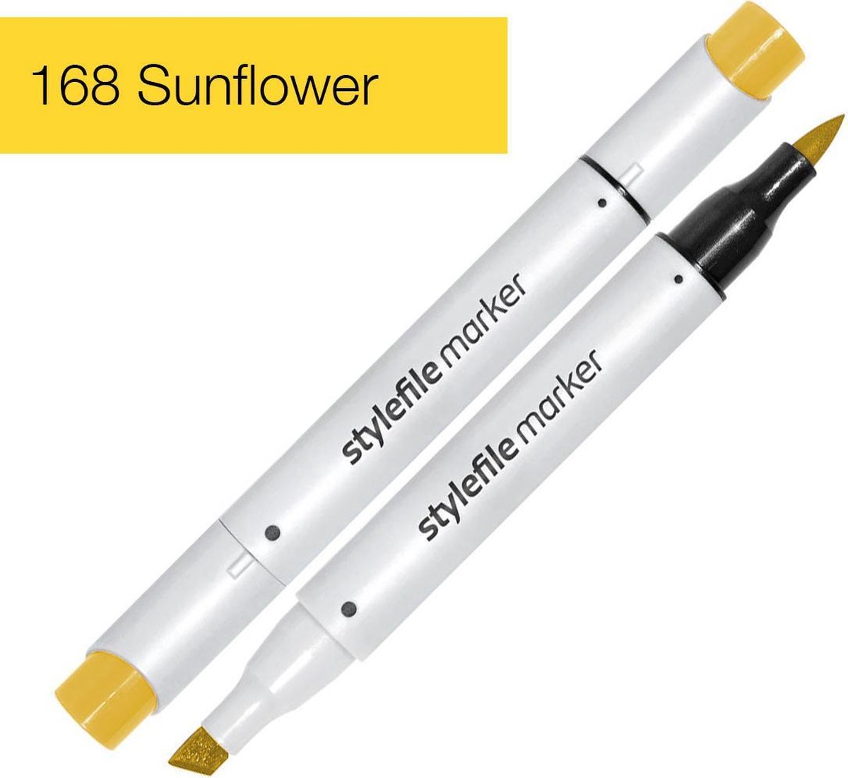 Stylefile Marker Brush - Sunflower - Hoge kwaliteit twin tip marker met brushpunt