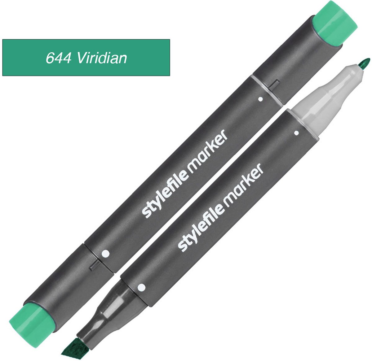 Stylefile Twin Marker - Viridiaan - Deze hoge kwaliteit stift is ideaal voor designers, architecten, graffiti artiesten, cartoonisten, & ontwerp studenten