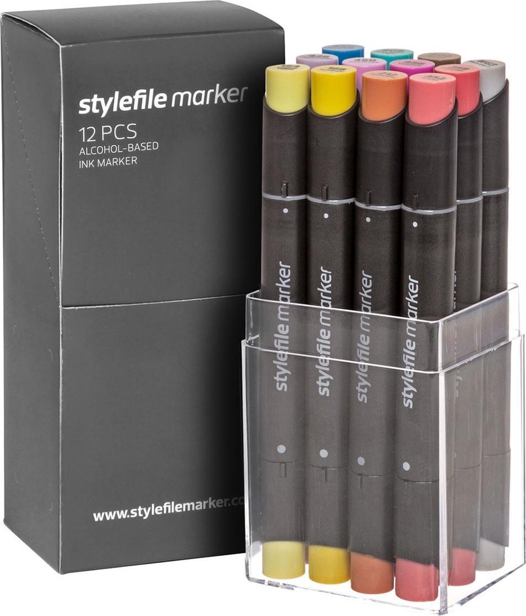 Stylefile Twin Marker 12 Multi Set 31