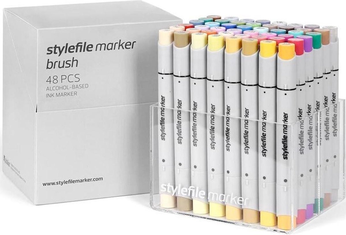 Stylefile Twin Marker Brush 48er Set Extended