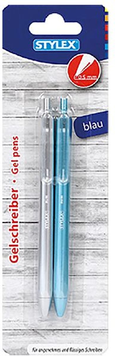 Stylex Pen Gelvulling Blauw 2st