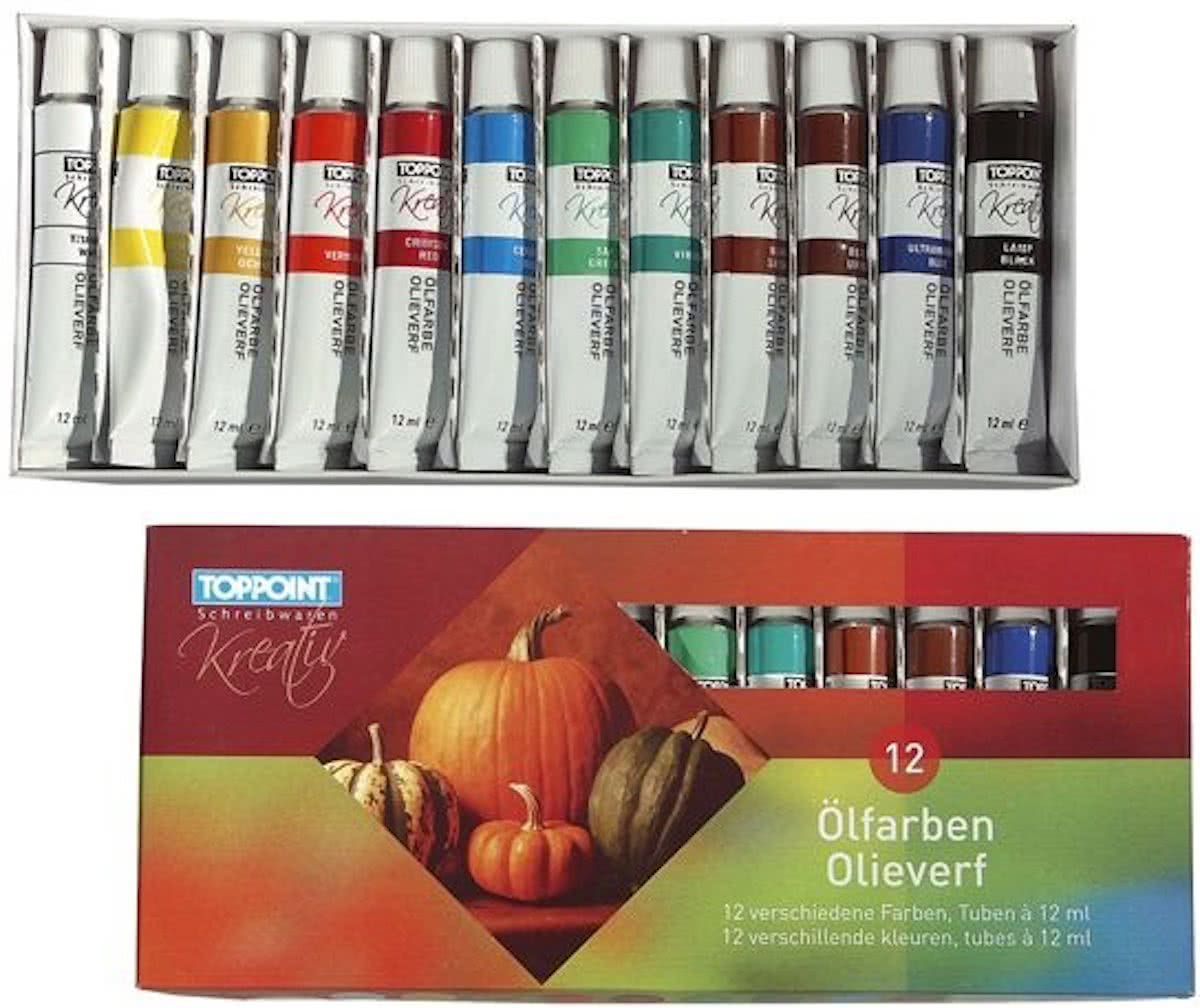 Toppoint Olieverf 12 x 12ml