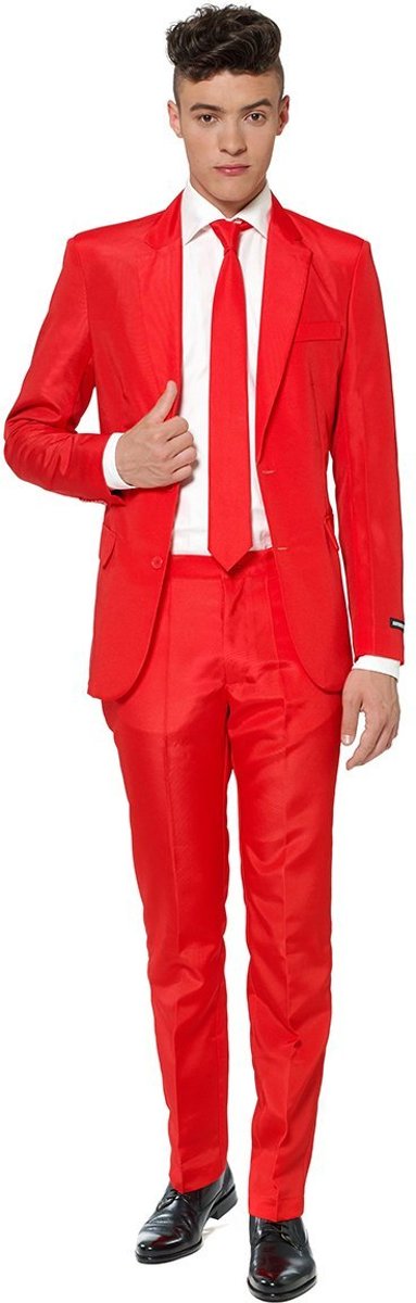 Suitmeister Solid Red- Kostuum - Maat - M