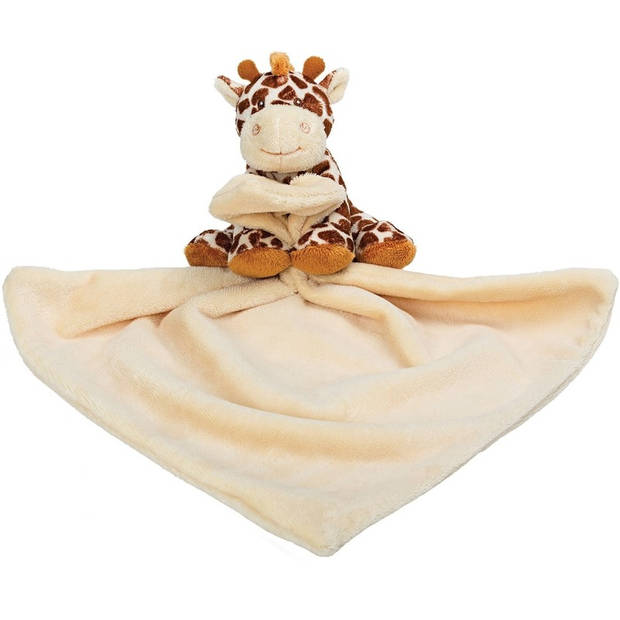 Suki Gifts Giraffe Tuttel/knuffeldoekje - 30cm - Baby kraamcadeau - Knuffeldoek