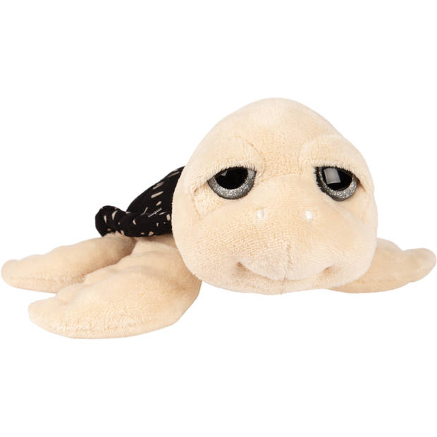   Gifts pluche zeeschildpad Jules knuffeldier - cute eyes - beige - 24 cm - Knuffel zeedieren