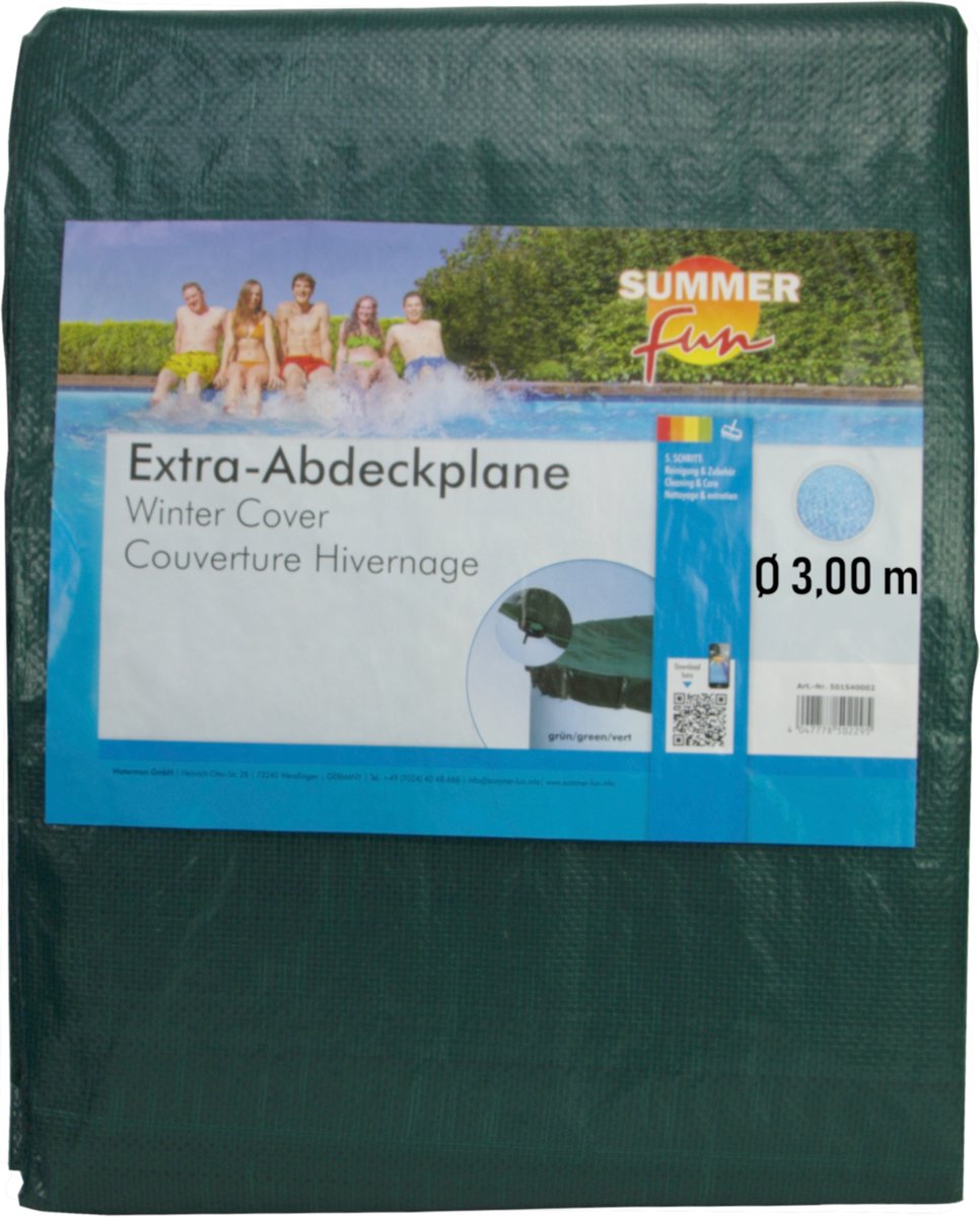 Summer - Fun - Winterzwembadhoes - rond - 250-300 - cm - PVC - groen