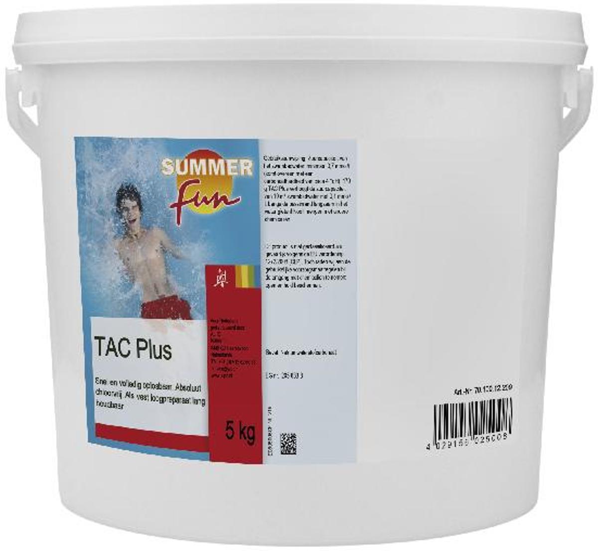 Summer Fun TAC plus 5 kg - Zwemabd - TA -  Alkaliniteit - Plus