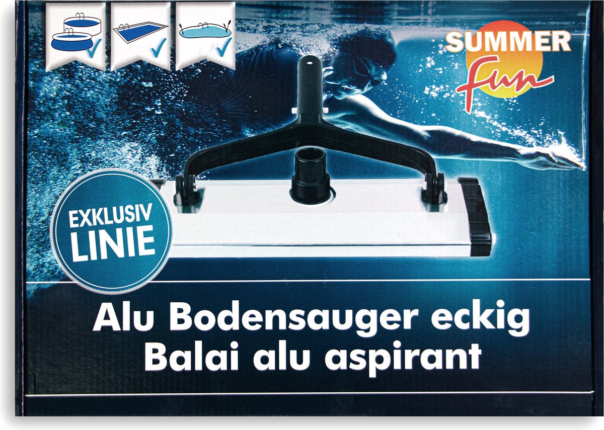 Summer fun bodemstofzuiger aluminium exclusief