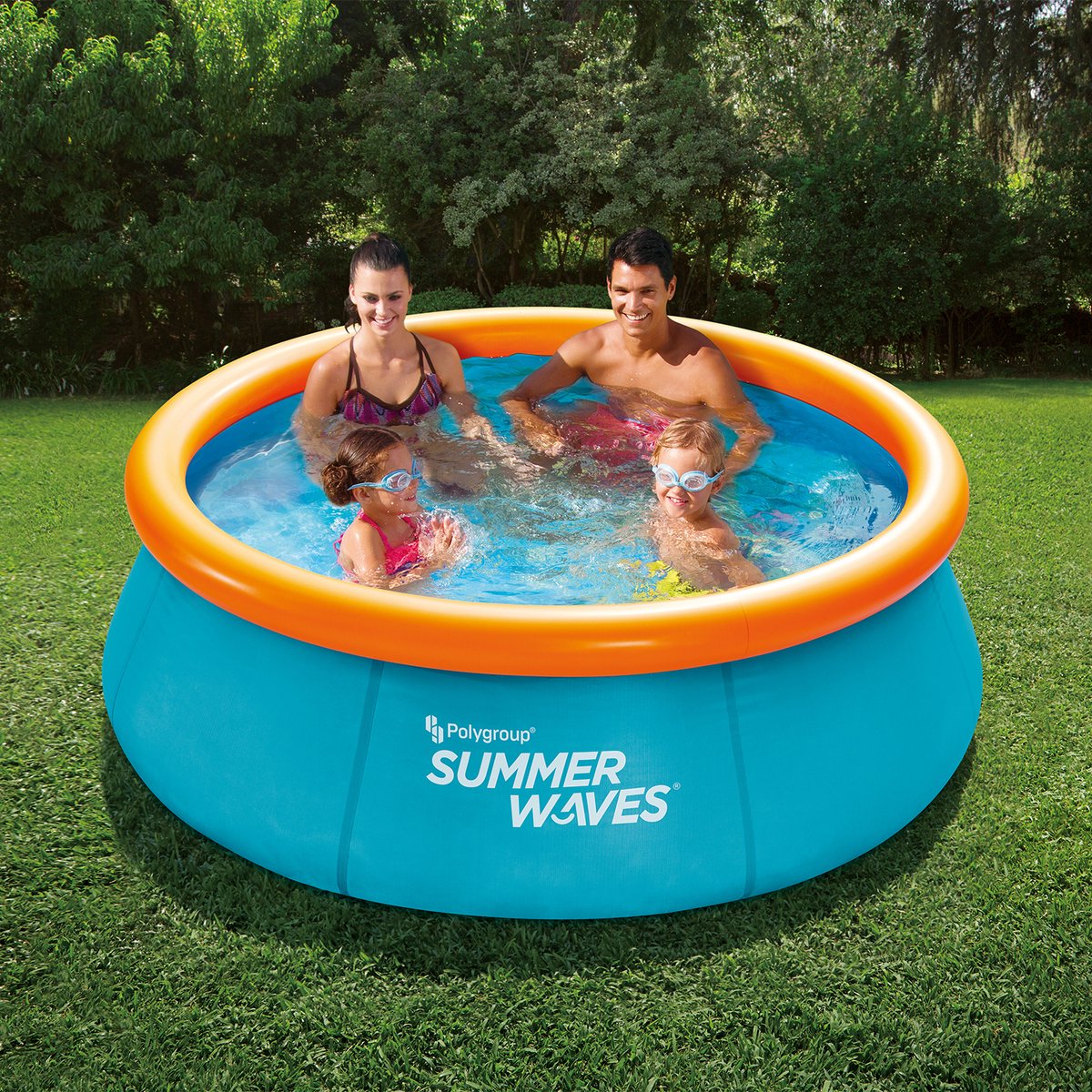 Summer waves 3D Quick Set zwembad, de leukste beleving onder water! incl. 2 3D brillen