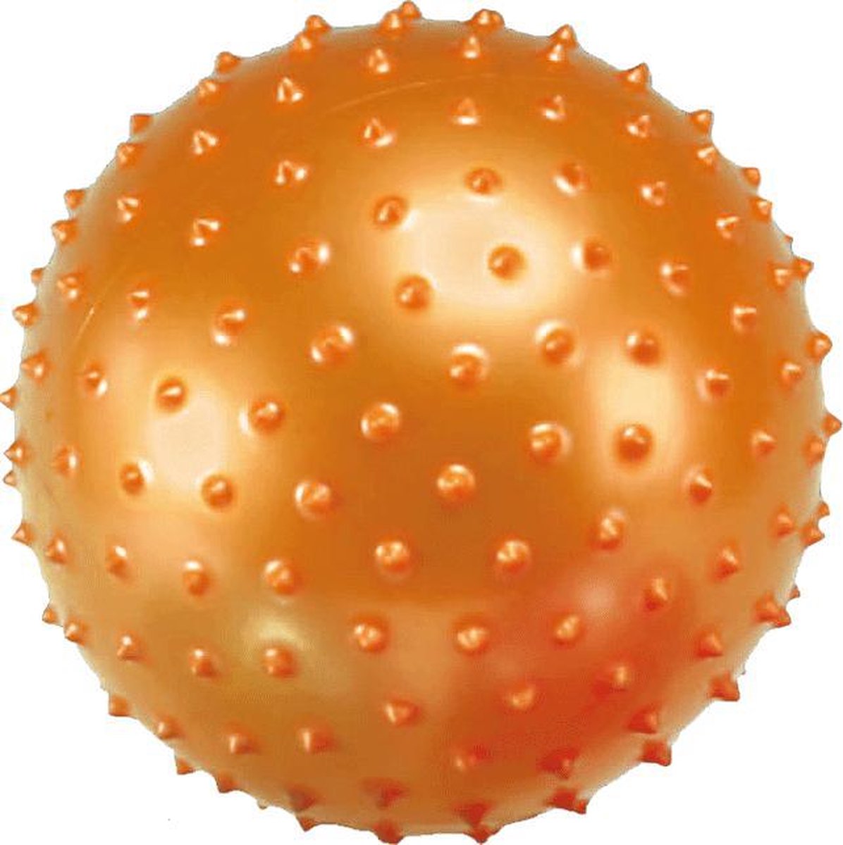 Bal Spiky 12 cm - oranje