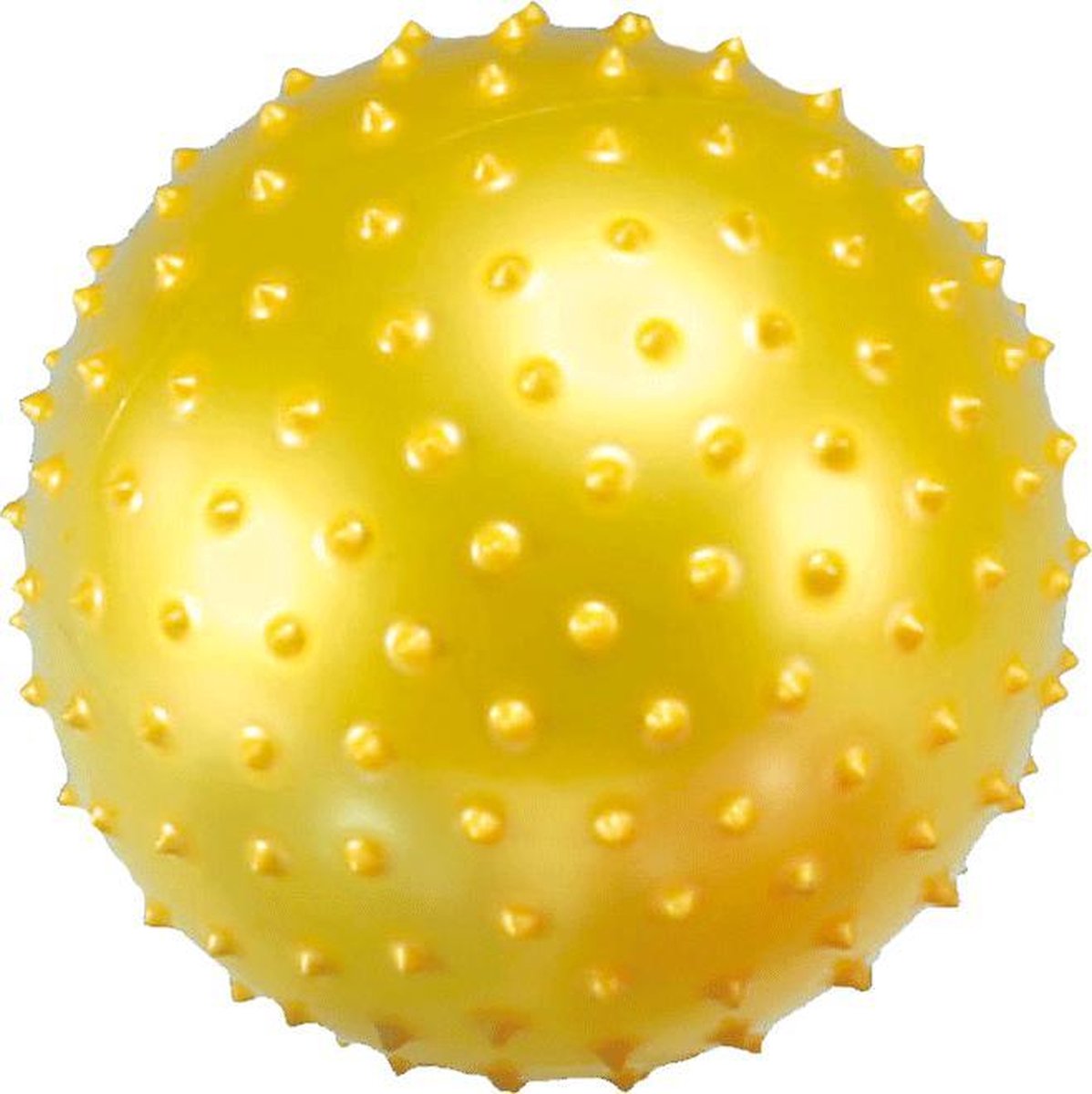 Bal Spiky 20 cm - geel