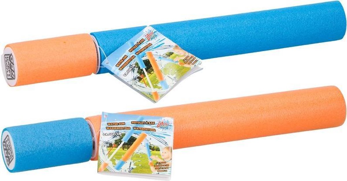 10x stuks speelgoed foam waterspuit/waterpistool 33 cm - Goede voordelige waterpistolen