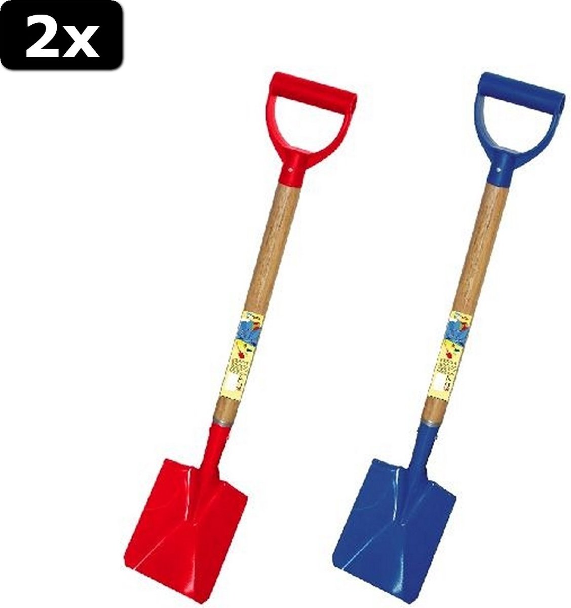 2x Strandschep Bats 65cm Assorti