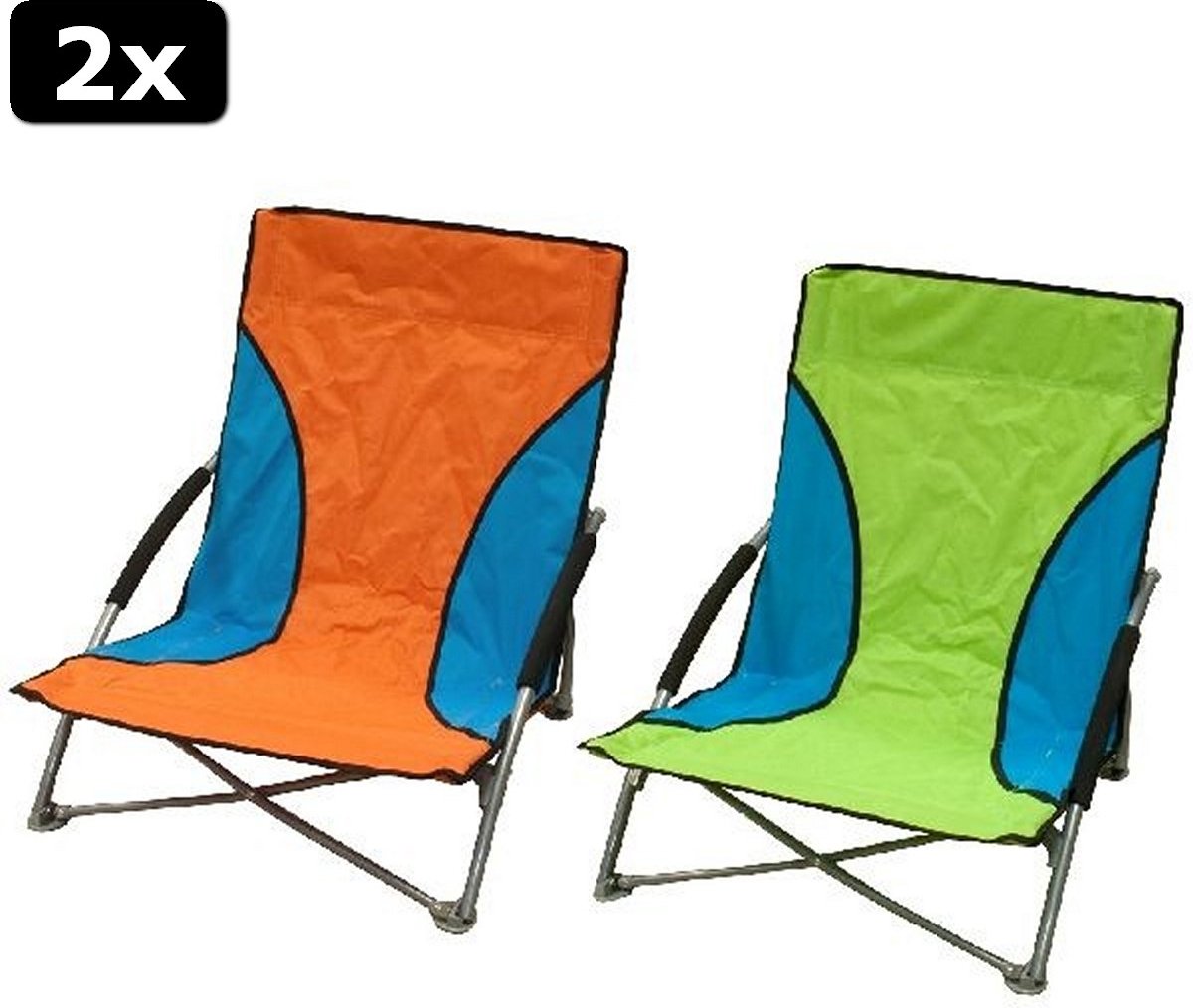 2x Summertime Mix&Match Strandstoel Oxford Assorti