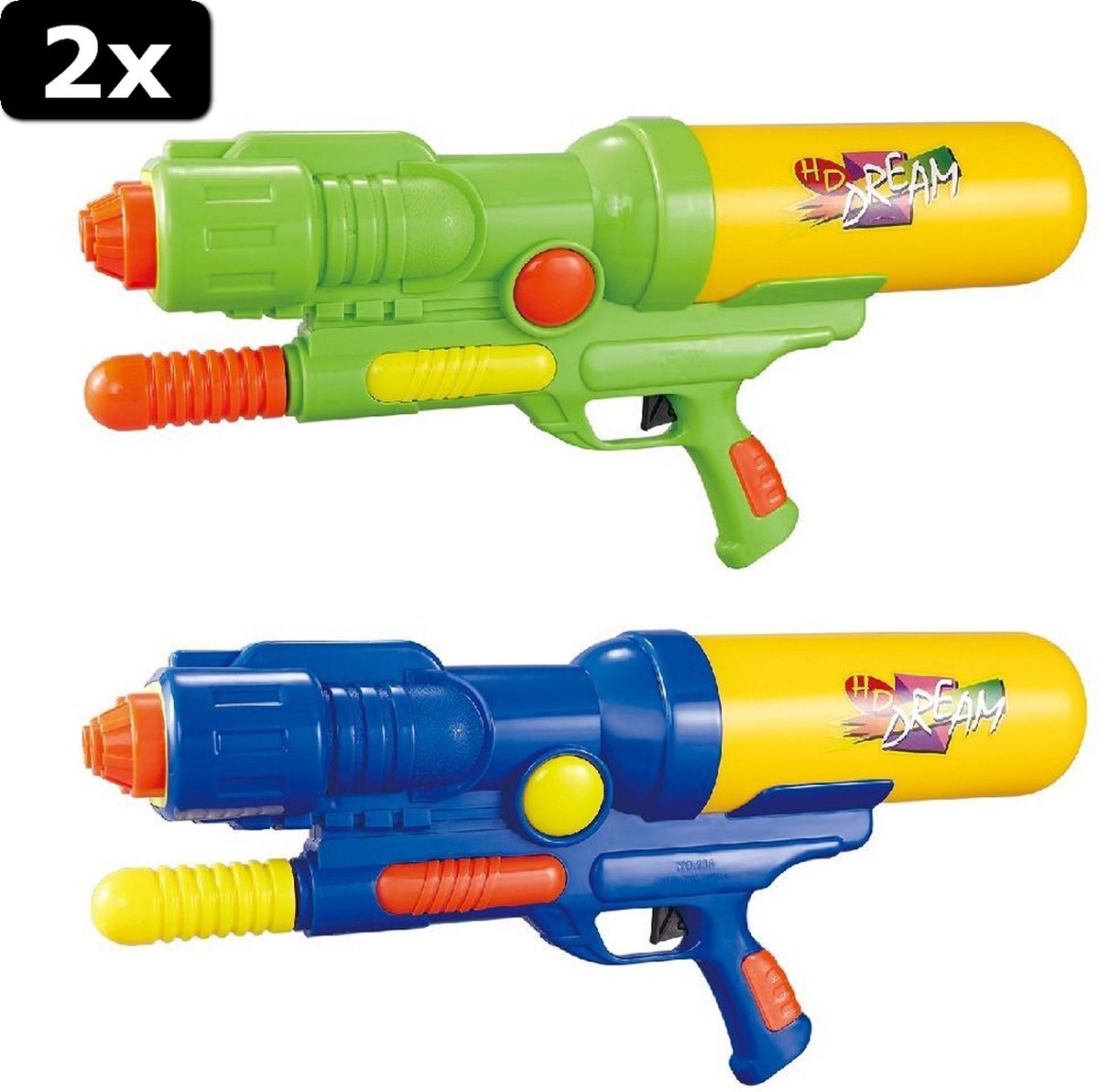 2x Summertime XL Waterpistool 55 cm Assorti