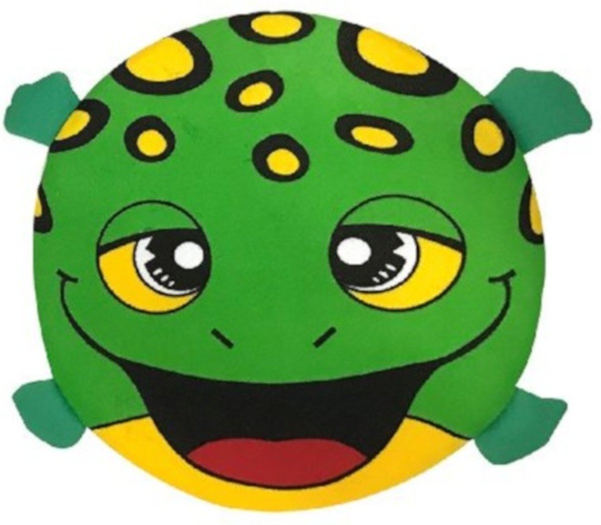 Summertime Splash Frisbee Animal 20 Cm Foam Groen/geel