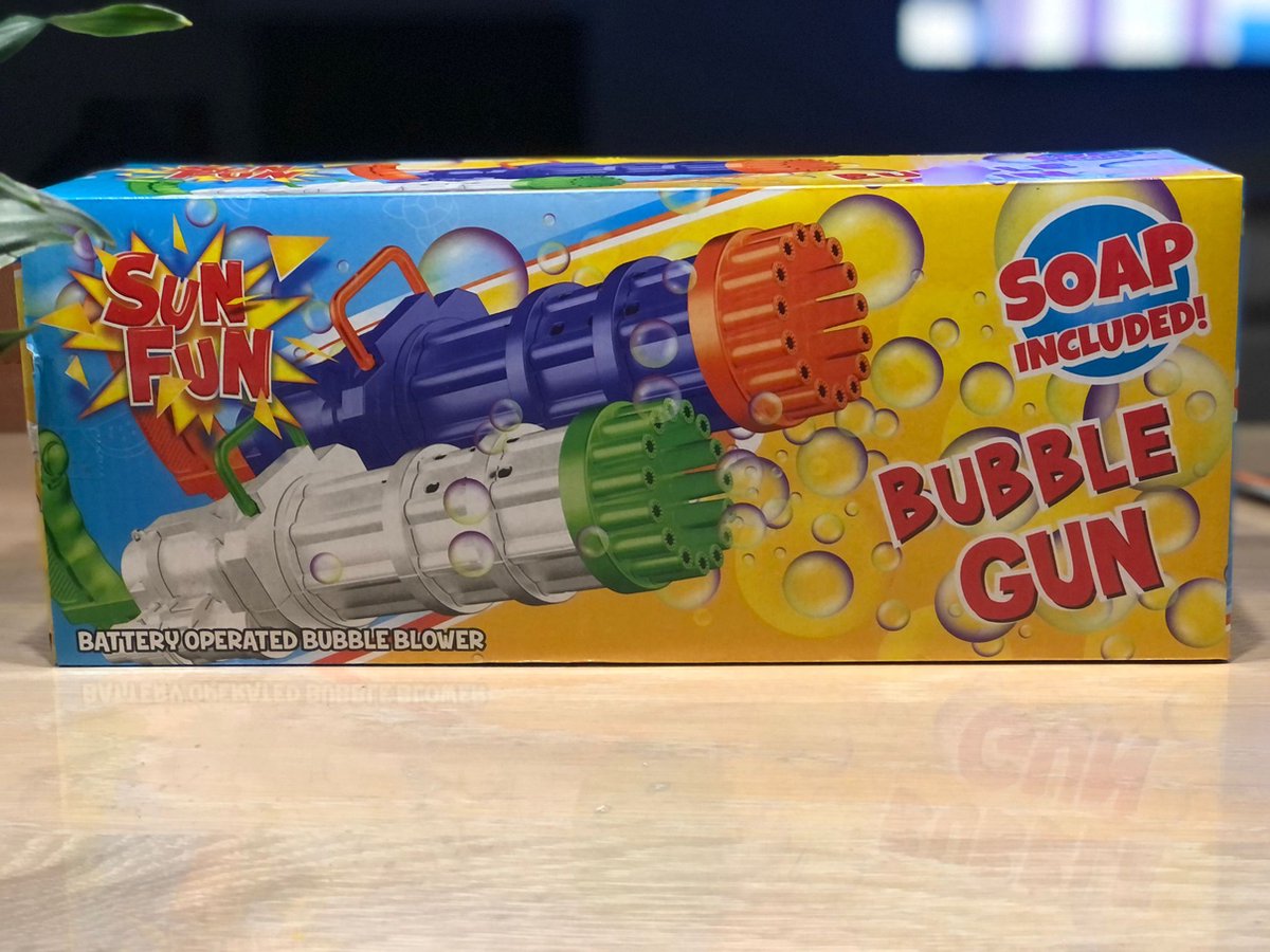 XXL Bubble Gun -   pistool - Inclusief Sop - Groen - bellenblaasmachine - bellenblaas machine