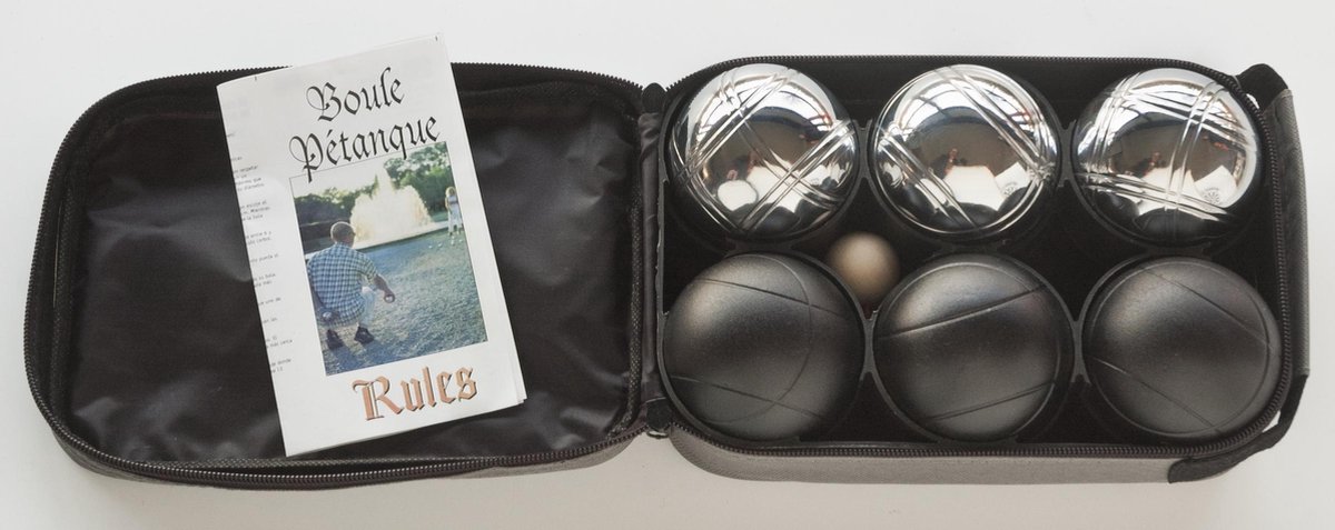 2 sets recreatie boules Provence in draagtas