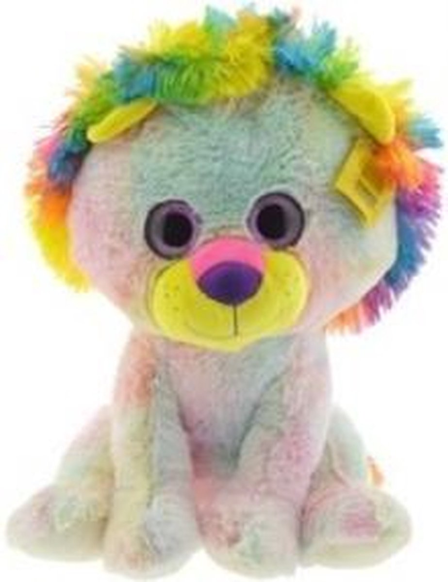 SUNKID MULTICOLOR LEEUW - KNUFFEL - 32 CM