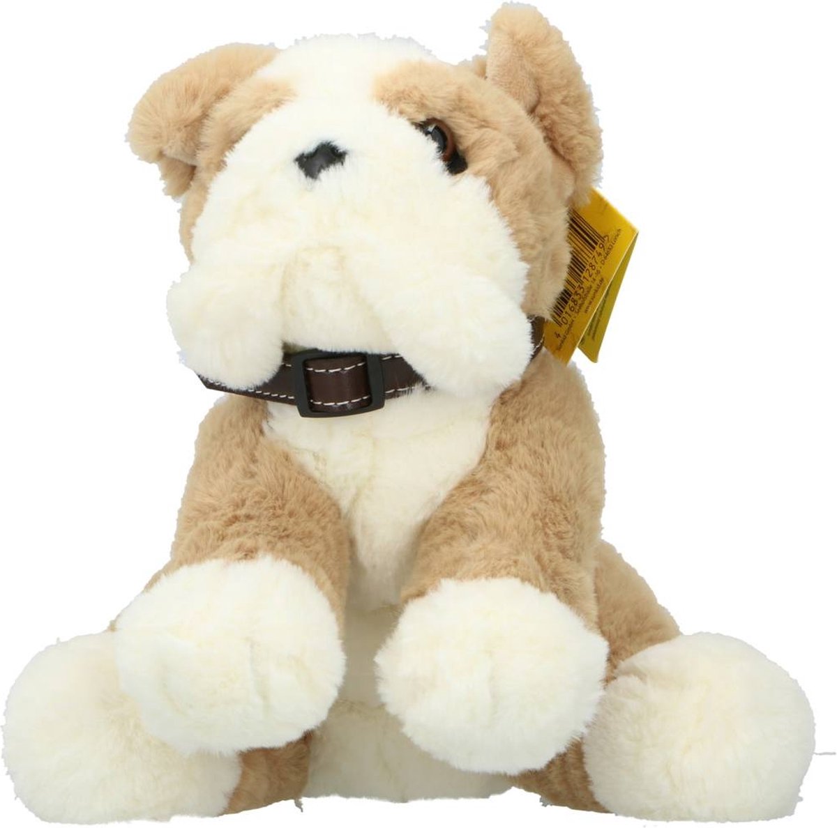 Sunkid Fluffy Soft Pluche Knuffel Bulldog 30cm